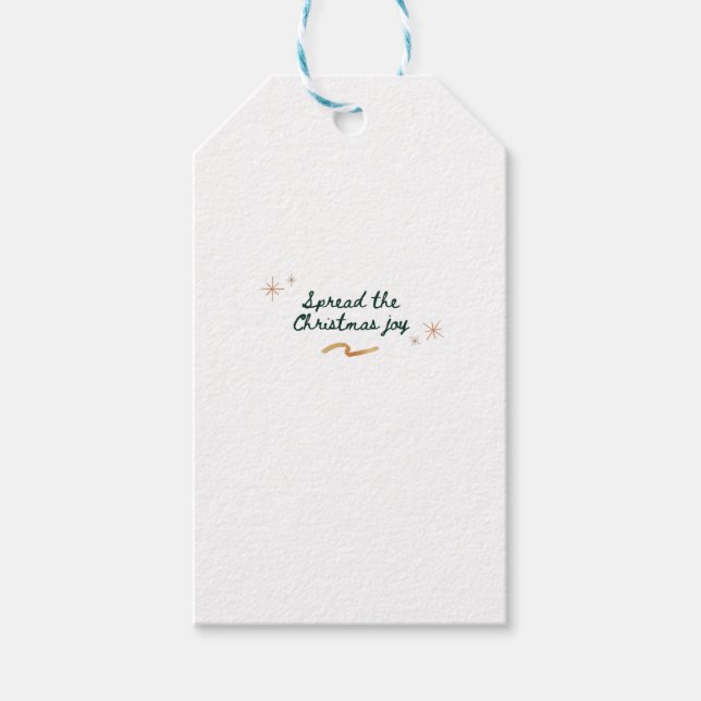 Etiqueta Para Presente Espalhe a alegria de natal (Frente)