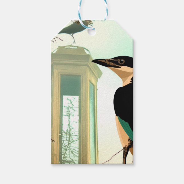 Etiqueta Para Presente Esperando os próximos momentos maravilhosos. (Frente)