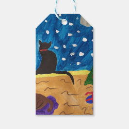 Etiqueta Para Presente Esperando pelo Natal