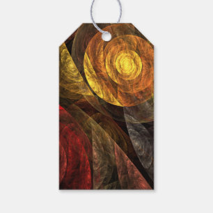 Etiqueta Para Presente Espiral da Abstrato de Arte da Vida