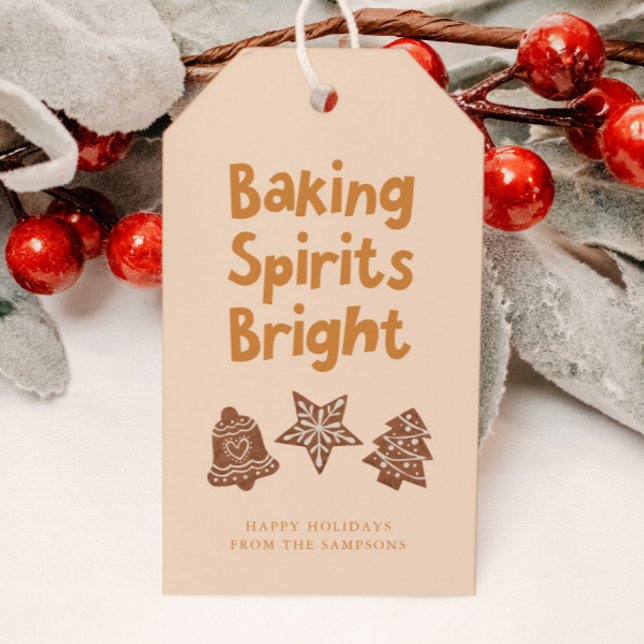 Etiqueta Para Presente Espiral De Banho | Cookie Exchange Amarelo (Criador carregado)