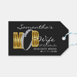 Etiqueta Para Presente Esposa do Bandido & Coquetéis Festa de Solteira Bl