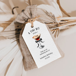 Etiqueta Para Presente Espresso Martini Tini Um Pouco Mais Velho Aniversá