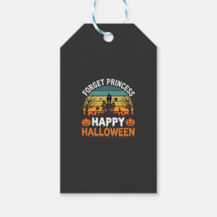 Etiqueta Para Presente Esqueça Princesa Feliz Casa Assombrada de Hallowee