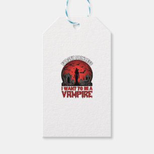Etiqueta Para Presente Esqueça Princesa Quer Ser Vampira Halloween_1