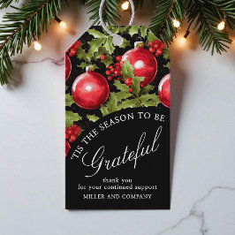 Etiqueta Para Presente "Esta É A Época Para Ser Um Feliz Natal Corporativ