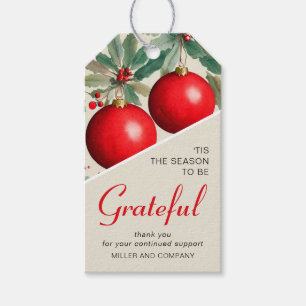 Etiqueta Para Presente "Esta É A Época Para Ser Um Feliz Natal Corporativ