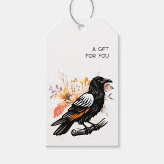 Etiqueta Para Presente Estética Goth Raven Dark