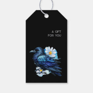 Etiqueta Para Presente Estética Goth Raven Dark