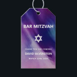 Etiqueta Para Presente Estrela Azul Roxa Moderna David Bar Mitzvah Hebrai<br><div class="desc">O belo Bar judeu religioso Mitzvah favorece as etiquetas. Design de aquarela moderna, mas elegante, em azul marinho, cor púrpura. White Star de David em letras modernas de guião. "É chamado para o TORAH como um Bar Mitzvah". Prefeito para um filho de 13 anos, rapaz. Fácil de editar - basta...</div>