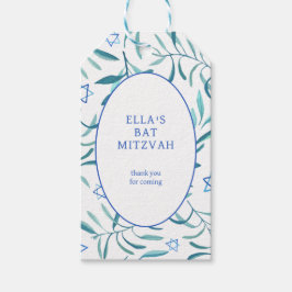 Etiqueta Para Presente Estrela Botânica de Aquarela de David Bar Bat Mitz