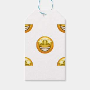 Etiqueta Para Presente estrela de olhos emoji