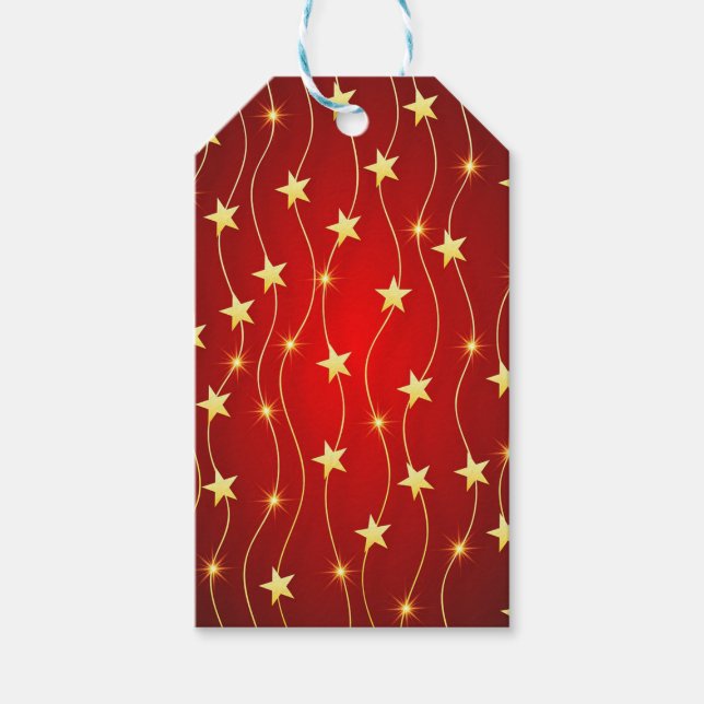Etiqueta Para Presente Estrelas (Frente)
