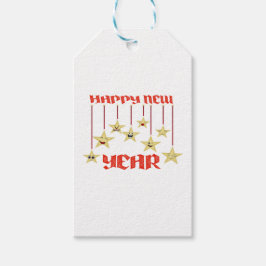 Etiqueta Para Presente estrelas felizes anos novos