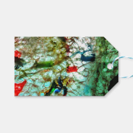 Etiqueta Para Presente Etiqueta de presente abstrato azul calmo,abstrato 