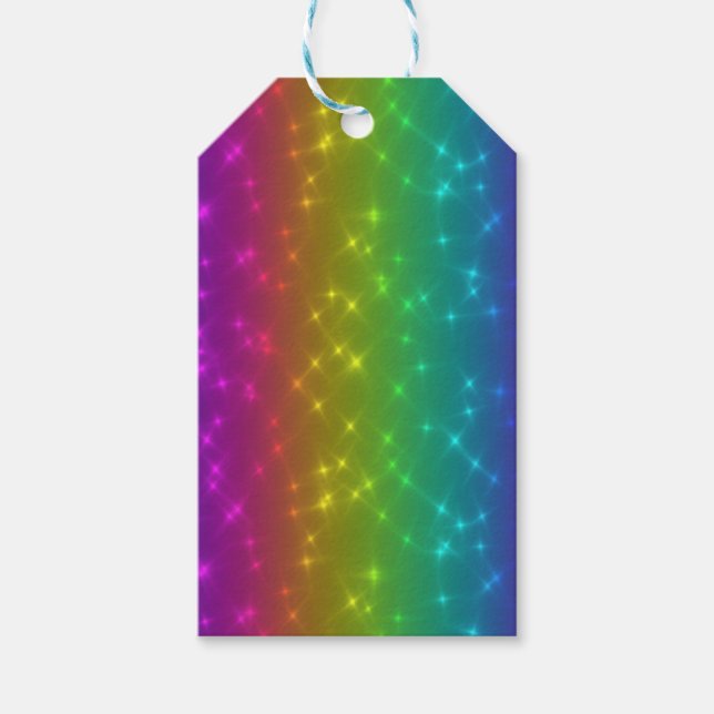 Etiqueta Para Presente Etiqueta de Presente Brilhante Sparkles (Frente)