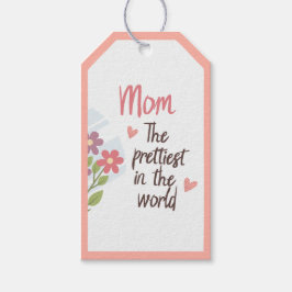 Etiqueta Para Presente Etiqueta de presente da mãe mais bonita - Dia de a