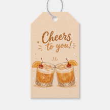 Etiqueta de Presente de Aniversário Amaretto Sour