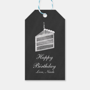 Etiqueta Para Presente Etiqueta de Presente de Aniversário com Fatia de B