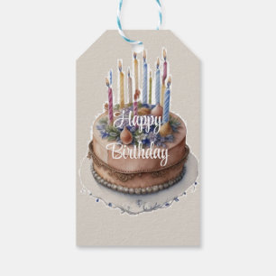 Etiqueta Para Presente Etiqueta de Presente de Aniversário Feliz