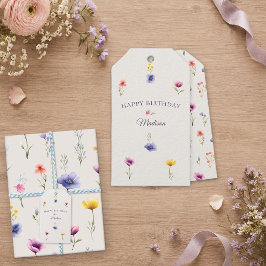 Etiqueta Para Presente Etiqueta de Presente de Aniversário Personalizada