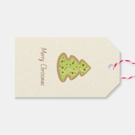 Etiqueta Para Presente Etiqueta de Presente de Biscoito de Árvore de Nata