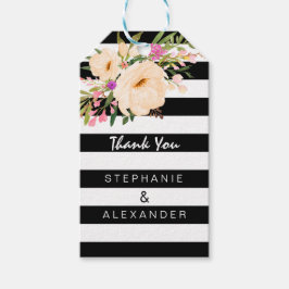 Etiqueta Para Presente Etiqueta de Presente de Blooms de Anêmona de Aquar