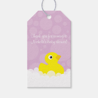 Etiqueta Para Presente Etiqueta de Presente de Borracha Ducky - Lilac