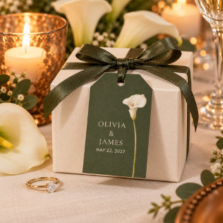 Etiqueta Para Presente Etiqueta de Presente de Casamento com Copo-de-Leit