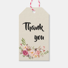 Etiqueta Para Presente Etiqueta de Presente de Casamento de Jardim Selvag