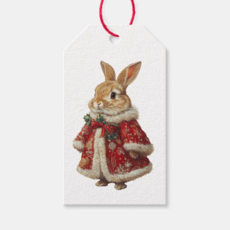 ETIQUETA PARA PRESENTE ETIQUETA DE PRESENTE DE COELHO DE NATAL E RATOS