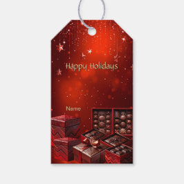 Etiqueta Para Presente Etiqueta de Presente de Doces de Chocolate