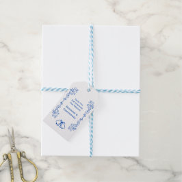 Etiqueta Para Presente Etiqueta de Presente de Favor de Casamento Sininho