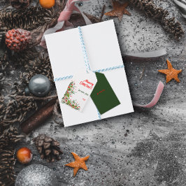 Etiqueta Para Presente Etiqueta de presente de Feliz Natal com tema moder