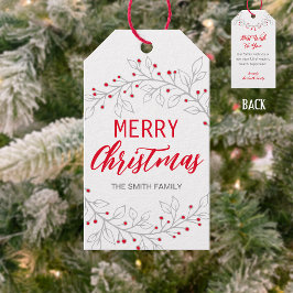 Etiqueta Para Presente Etiqueta de presente de Feliz Natal/Felizes Festas