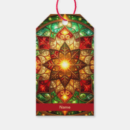 Etiqueta Para Presente Etiqueta de Presente de Férias Decorativa Verde Ve
