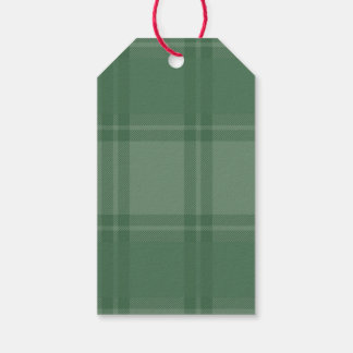 Etiqueta Para Presente Etiqueta de Presente de Férias Xadrez Verde Elegan