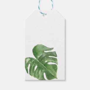 Etiqueta Para Presente Etiqueta de Presente de Folha de Planta de Queijo