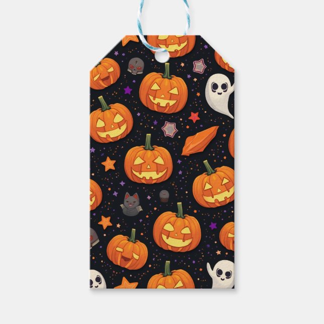 Etiqueta Para Presente Etiqueta de presente de Halloween (Frente)