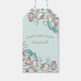 Etiqueta Para Presente Etiqueta de presente de lanterna e fita chinesa