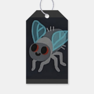 Etiqueta Para Presente Etiqueta de presente de mascote de mosca