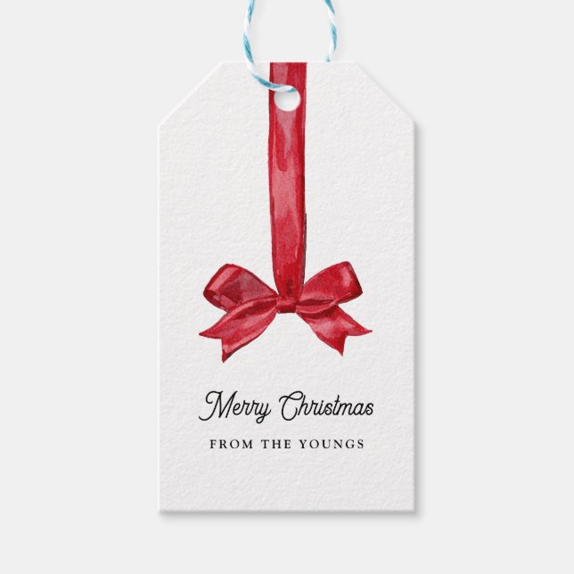 Etiqueta Para Presente Etiqueta de presente de Natal (Frente)