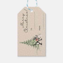 Etiqueta Para Presente Etiqueta de presente de Natal