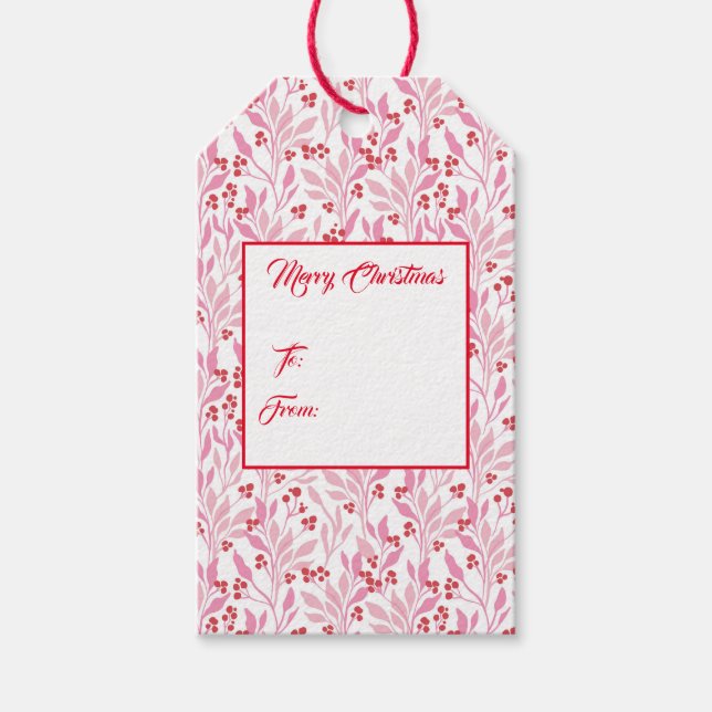 Etiqueta Para Presente Etiqueta de presente de Natal (Frente)