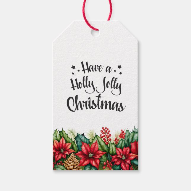 Etiqueta Para Presente Etiqueta de presente de Natal (Frente)