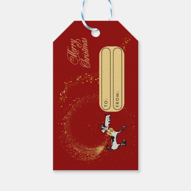 Etiqueta Para Presente Etiqueta de presente de Natal (Frente)