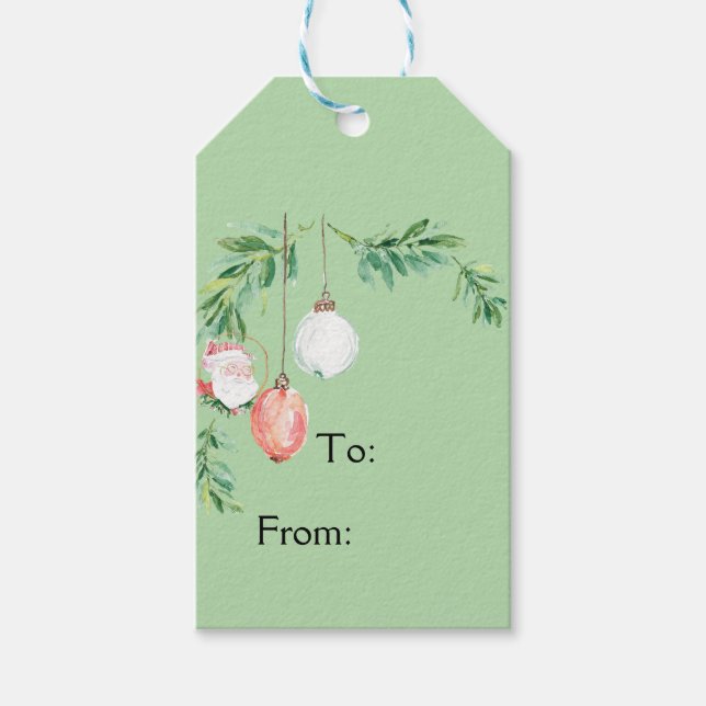 Etiqueta Para Presente Etiqueta de presente de Natal (Frente)