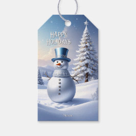 Etiqueta Para Presente Etiqueta de Presente de Natal Árvore de Natal Bone