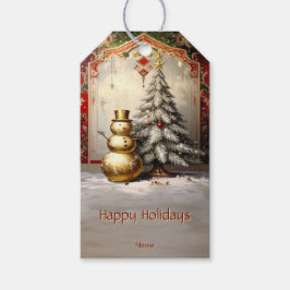Etiqueta Para Presente Etiqueta de Presente de Natal Árvore de Natal Home