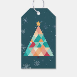 Etiqueta Para Presente Etiqueta de Presente de Natal Árvore de Natal Mosa